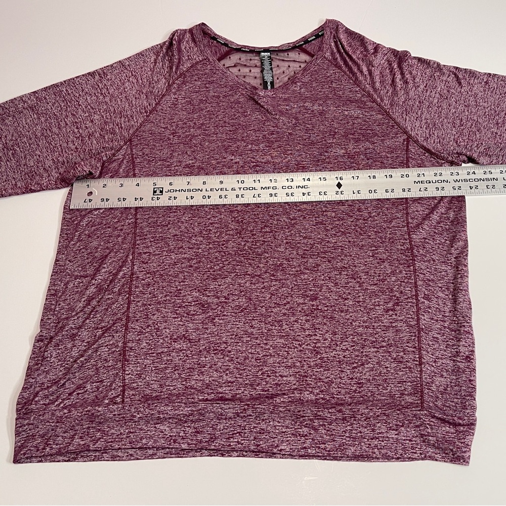 RBX Purple active women's tops long sleeve 2XL
